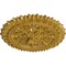Ekena Millwork Lariah Ceiling Medallion (Fits Canopies up to 1 3/8"), 24 3/4"OD 1 3/8"ID x 3 1/4"P, Iridescent Gold CM24LAIGS - alternate 3